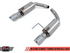AWE Axleback Exhaust Touring Diamond Black Tips (2015-2017 Mustang Ecoboost / 2024 Mustang EcoBoost) 3015-33086