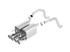 Borla Axle Back Exhaust - Touring (2005 - 2008 C6 Corvette) 11814