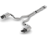 Borla Cat-Back Exhaust System - S-Type - Black Tips (2018 - 2023 Mustang GT - Active Exhaust) 140742BC