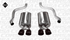 Corsa 2.5" Axle-Back Exhaust - Sport - 3.5" Twin Black Tips (2009 - 2013 Corvette C6) 14108BLK