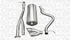 Corsa 3" Catback Exhaust Sport Polished (03-07 Silverado SS Ext/Std) 14279