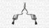 Corsa Sport Exhaust Catback Black (15-17 Mustang GT Coupe) 14332BLK