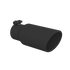 MBRP Tip, 4" OD, Angled Rolled End, 3" inlet, 10" length, Black (Universal Universal) T5155BLK