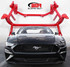 BMR Lightweight Street/Strip Front K-Member - Red (2015 - 2026 Mustang) KM761R