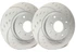 SP Performance Diamond Slot 325mm Vented Rotor w/Gray ZRC Coating (BMW 330CI) - D06-211