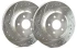 SP Performance Drilled And Slotted 332mm Vented Rotor w/Silver Zinc Plating (BMW X5) - F06-4624-P