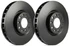 SP Performance Premium 256.5mm Solid Rotor w/Black Zinc Plating (BUICK REGAL) - P55-67-BP