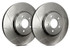 SP Performance Slotted 294.9mm Vented Rotor w/Silver Zinc Plating (CHEVY ASTRO) - T55-015-P