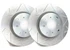 SP Performance Peak Series 355mm Dia. Vented Rotor w/Silver Zinc Plating (JAGUAR F-TYPE) - V23-384-P