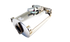 XForce Varex Oval Muffler8'x 5' (15'Long) 2.5' Inlet and Pipe Side, Short Flanged threaded ,Side Bracket Front & Back No Tip.