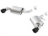 Borla Axle-Back Exhaust System - ATAK - Black Tips (2016 - 2024 Camaro SS) 11923CB