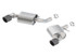 Borla Axle-Back Exhaust System - S-Type - Carbon Fiber Tips / Black Center (2016 - 2024 Camaro SS) 11922CFBA