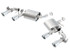 Borla Axle Back Exhaust - ATAK - Polished (2016 - 2024 Camaro 3.6L) 11931