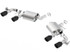 Borla Axle Back Exhaust - ATAK - Black (2016 - 2024 Camaro SS w/Dual Mode) 11925CB