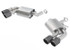 Borla Axle Back Exhaust - ATAK - Carbon Fiber w/Black Accents (2016 - 2024 Camaro SS w/Dual Mode) 11921CFBA