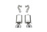 Corsa 3" Axle Back Exhaust - Xtreme - Twin 4.5" Polished Tips (2006 - 2013 C6 Corvette Z06 / ZR1) 21077