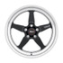 Weld 17x10 Ventura Drag Wheel 5x115 BC ET 30 BS 6.70 Gloss Black (Charger) S15570071P30