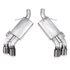 Stainless Works Axleback Exhaust - Performance Connect - Black Tips (2016 - 2024 Camaro SS w/ Dual Valves) CA16RVMKPBC