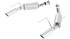 Borla Axle-Back Exhaust - ATAK - Polished Tips (2005 - 2009 Mustang GT / 2007 - 2009 Shelby GT500) 11806