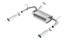Borla Axle-Back Exhaust System - ATAK - Polished Tips (2012 - 2018 Wrangler JK) 11860