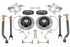 Carlyle by BMR 15" Conversion Kit w/ Rear Suspension Package - Drilled & Slotted Rotors - Black Calipers (2006 - 2023 Charger / 2008 - 2023 Challenger) DRP112H