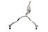 Corsa 3.5" Cat-Back Exhaust - Sport - Dual Rear Exit - No Tips (2021 - 2025 Escalade 6.2L) 21131