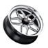 Weld 18x10 Laguna Drag Wheel 5x114.3 ET 30 BS 6.7 Gloss Black (1994-2004 Mustang) S15280067P30