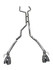 MRT Extreme Cat Back Exhaust - Quad Tips (2020 - 2026 Explorer ST) 90R228