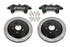 Carlyle by BMR 15" Conversion Brake Kit - Solid Rotors - Black Calipers (1997 - 2013 Corvette) DBK550