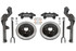 Carlyle by BMR 15" Conversion Kit w/ Rear Suspension Package - Solid Rotors - Black Calipers (2010 - 2015 Camaro) DRP350H