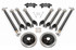 Carlyle by BMR 15" Conversion Kit w/ Rear Suspension Package - Drilled & Slotted Rotors - Black Calipers (2016 - 2024 Camaro) DRP362H