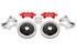 Carlyle by BMR 17" Conversion Kit w/ Solid Rotors - Red Calipers (2014 - 2019 Corvette) DRP575