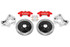 Carlyle by BMR 17" Conversion Kit w/ Drilled & Slotted Rotors - Red Calipers (2014 - 2019 Corvette) DRP577