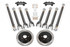Carlyle by BMR 15" Conversion Kit w/ Drilled & Slotted Rotors - Black Calipers (2015 - 2019 CTS-V) DRP632H