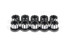 Carlyle by BMR Aluminum Lug Nut Kit - 5/8-18 RH - Flange - 12-PT - Set of 10 (2005 - 2014 Mustang / 2007 - 2014  GT500) LNK007