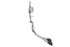 Corsa 3" Catback Exhaust - Sport - Single Side Exit - Black Tips (2021 - 2026 F150 3.5L EcoBoost 157.2" WB) 21169BLK