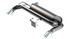Borla Axleback Exhaust System - S-Type - Polished Tips (2021 - 2026 Bronco 2.7L) 11977