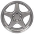 Replica CV01 17x9.5 Wheel - 5x120.65 BP 56 ET - Gloss Silver Machined Lip (1993 - 2002 Camaro & Firebird / 1988 - 2004 Corvette) CV01-17095-5475-56SM