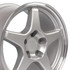 Replica CV01 17x9.5 Wheel - 5x120.65 BP 56 ET - Gloss Silver Machined Lip (1993 - 2002 Camaro & Firebird / 1988 - 2004 Corvette) CV01-17095-5475-56SM