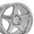 Replica CV01 17x11 Wheel - 5x120.65 BP 56 ET - Chrome (1993 - 2002 Camaro & Firebird / 1988 - 1996 Corvette) CV01-17110-5475-50C