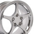 Replica CV05 17x8.5 Wheel - 5x120.65 BP 58 ET - Chrome (1993 - 2002 Camaro & Firebird / 1988 - 2004 Corvette) CV05-17085-5475-58C