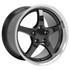 Replica CV05 18x10.5 Deep Dish Black Wheel (1993-2002 Camaro/Firebird Rear) CV05-D18105-5475-56BM