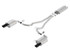 Borla Cat Back Exhaust System - Touring - Black Tips (2015 - 2017 Mustang GT) 1014040BC
