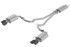 Borla Cat-Back Exhaust System - Touring - Black Tips (2018 - 2023 Mustang GT) 1014045BC
