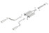 Borla Catback Exhaust System - S-Type - Polished Tips (2005 - 2010 Charger R/T / 2005 - 2008 Magnum R/T) 140125