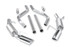 Borla Catback Exhaust System - ATAK - Polished Tips (2005 - 2009 Mustang GT / 2007 - 2009 Shelby GT500) 140382