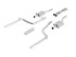 Borla Catback Exhaust System - ATAK - Polished Tips (2005 - 2010 Charger SRT-8 / 2005 - 2010 300 SRT-8) 140407