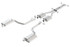 Borla Catback Exhaust System - S-Type - Factory Tips (2011 - 2014 Charger R/T) 140443
