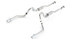 Borla Catback Exhaust System - ATAK - Polished Tips (1999 - 2004 Mustang GT) 140458