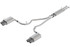 Borla Catback Exhaust System - S-Type - Carbon Fiber Tips (2020 - 2026 Explorer ST / 2020 - 2025 Aviator) 140820CF